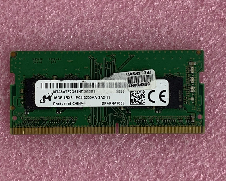 Micron MTA8ATF2G64HZ-3G2E1 16 GB 1Rx8 PC4-3200AA DDR4 Laptop Memory RAM