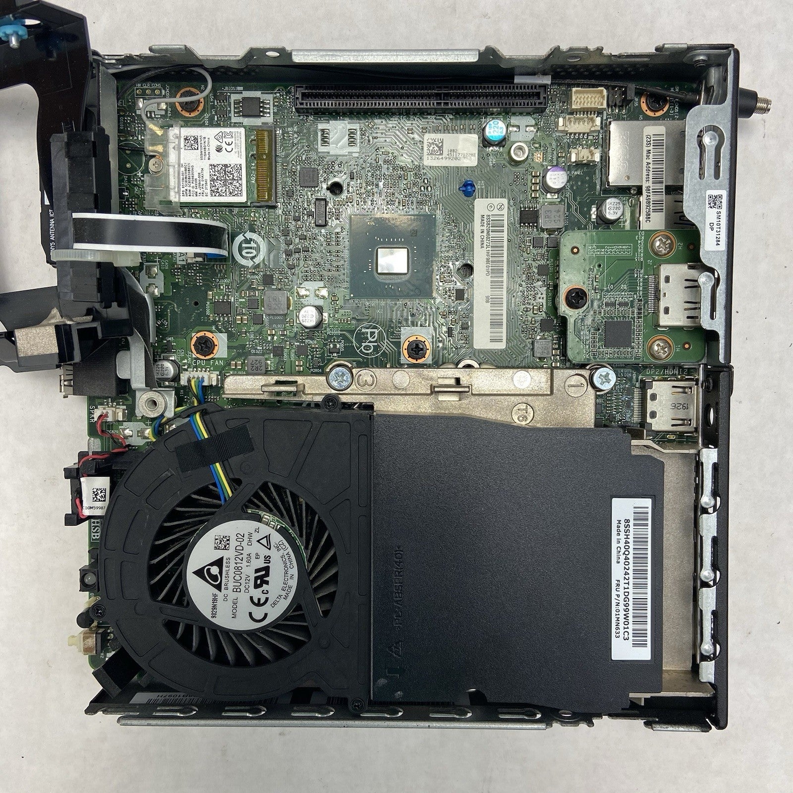 Lenovo ThinkCentre M720q Micro Intel Core i5-8400T 1.7GHz 8GB RAM No HDDOSAC10