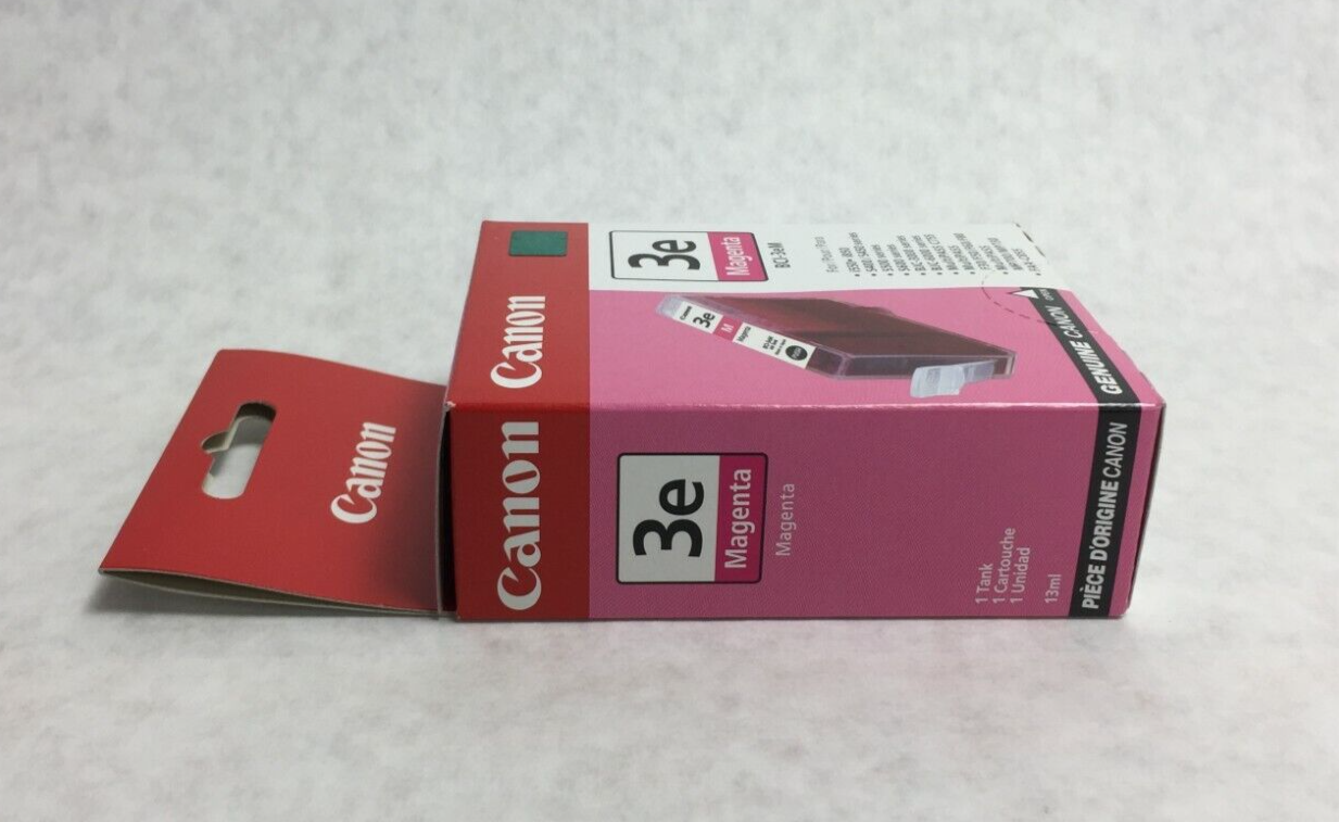 Genuine Canon Magenta 3e BCI-3eM Ink Cartridge