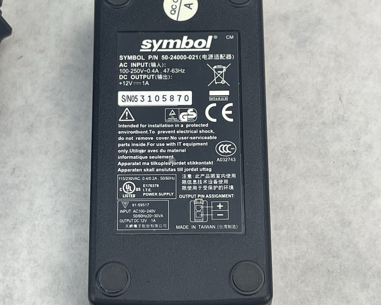 Symbol 50-24000-021 universal input AC Adapter Power Supply
