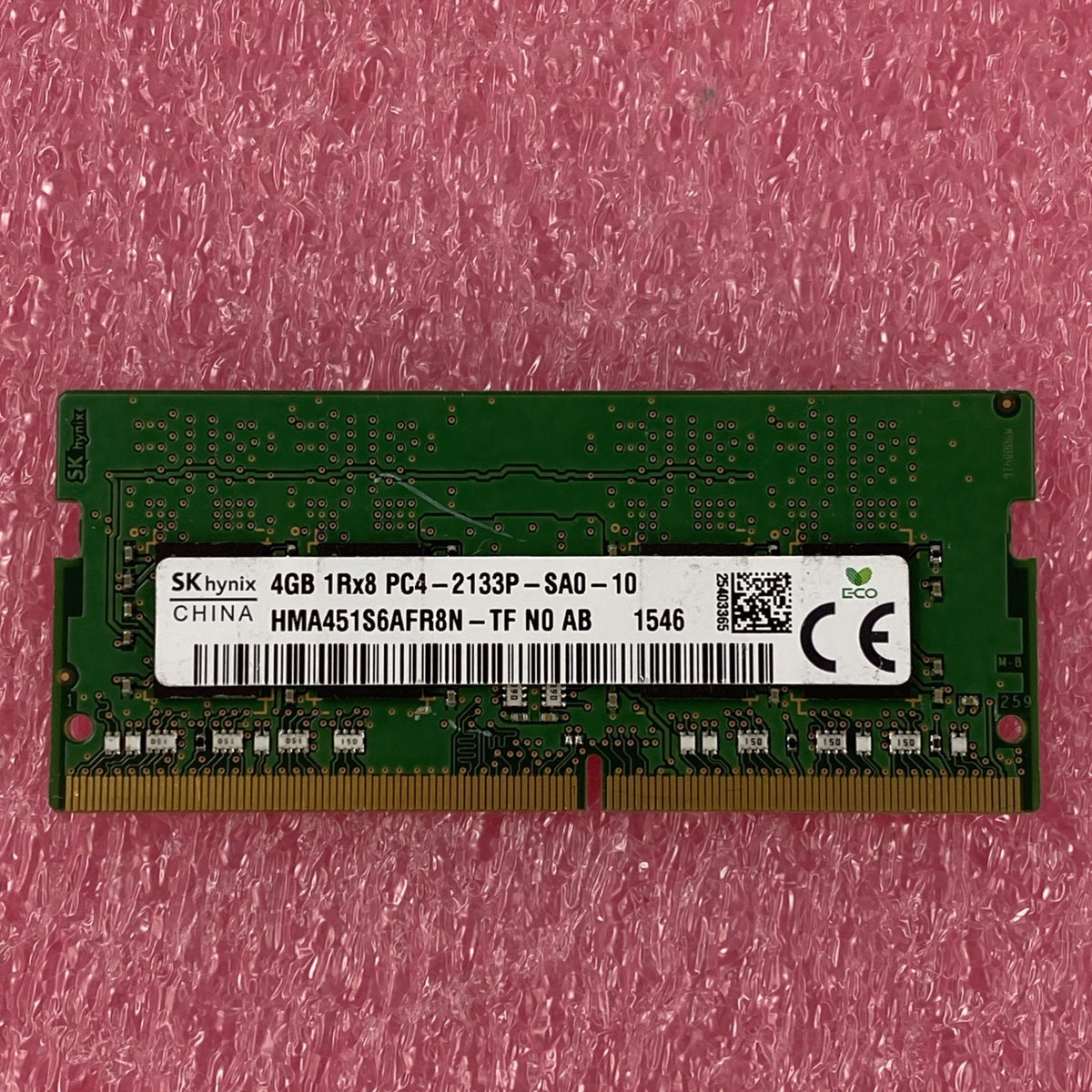 SK Hynix 4GB DDR4 PC4-2133P Laptop Memory Ram HMA451S6AFR8N-TF - Lot of 25