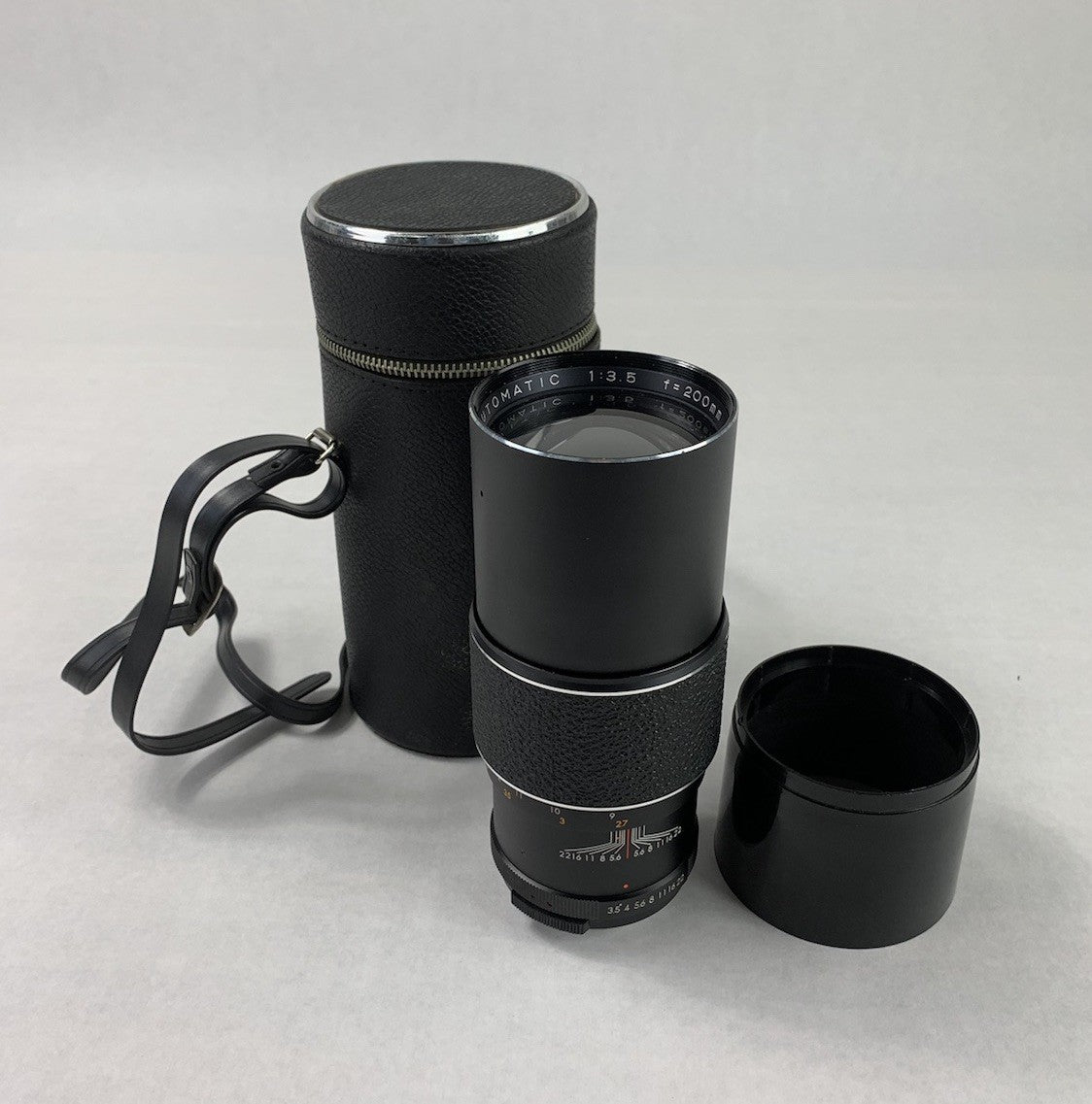 Hanimar Automatic 1:3.5 f=200mm 723566 Camera Lens w/ Case