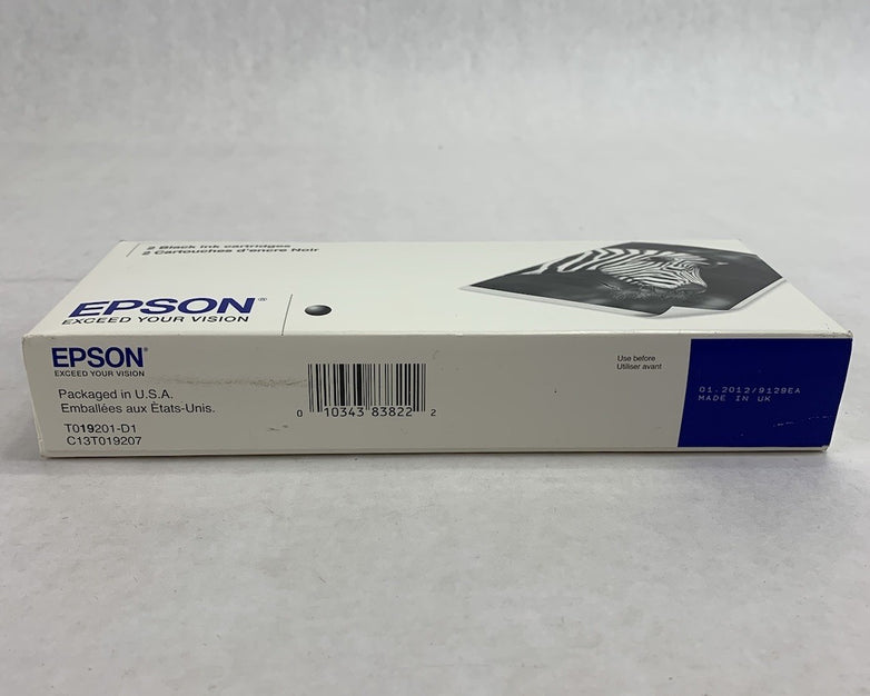 Epson T019201 Black Ink 2-Pack Exp. Jan 2012