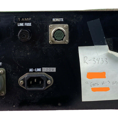 Yuasa CPNC-100 indexer servo controller R-3433 BUSTED POWER SWITCH