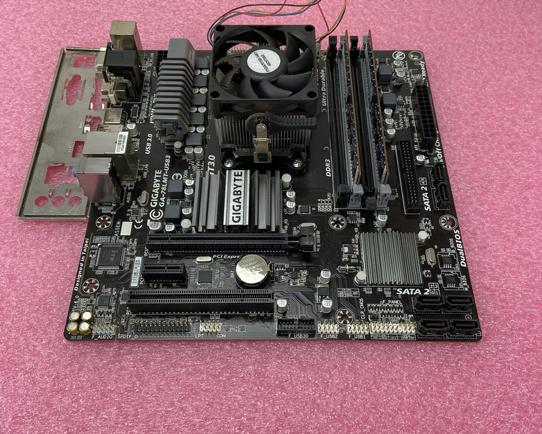 Gigabyte GA-78LMT-USB3 6.0 Motherboard AMD FX-6300 3.5GHz 4GB RAM w/IO Shield