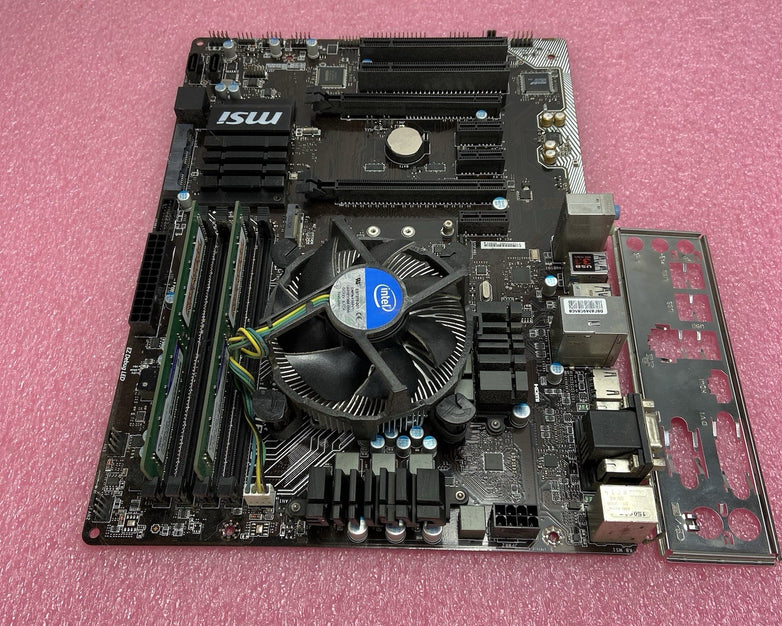 MSI MS-7971 Motherboard Intel Core i5-6600K 3.5GHz 8GB RAM w/Shield