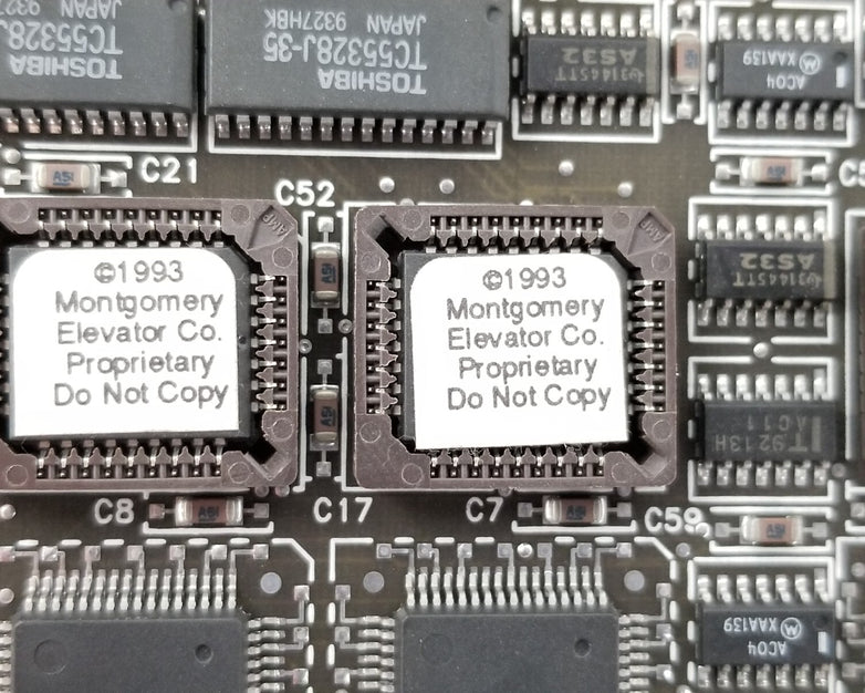 Montgomery Elevator Co. P-24870 90750 Rev 1 16-Bit ISA Card Untested