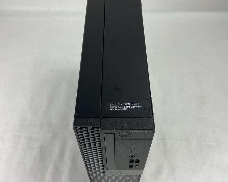 Dell Optiplex 7070 SFF Intel Core i5-9600 3.1GHz 8GB RAM No HDD No OS