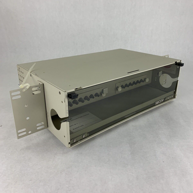 Siecor FDC-CMH-024 Rack Mount Jumper Storage Fiber Cabinet w/ Rack Ears