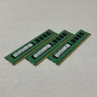 Samsung 1GB 1Rx8 PC3-10600E-09-10-D0 M391B2873FH0-CH9 (Lot of 3)
