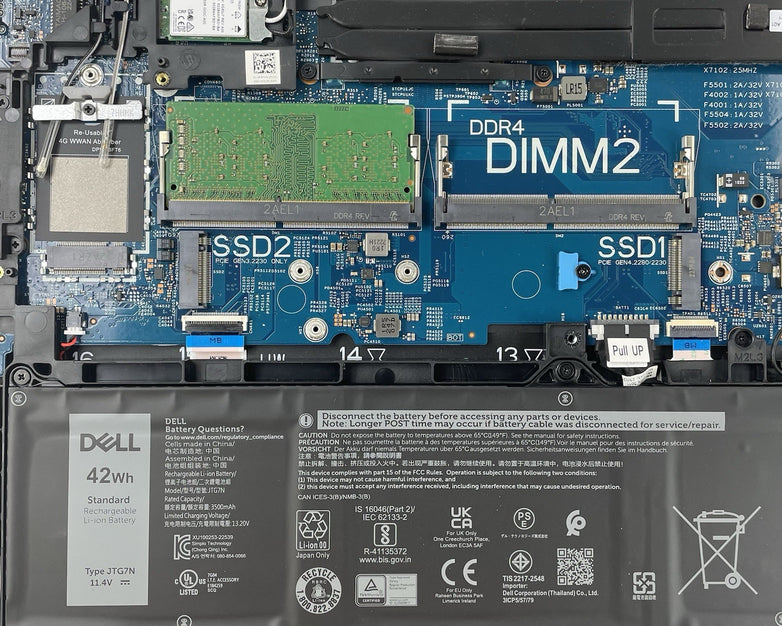 Dell Latitude 5540 15.6" i5-1345U 4.35 GHz 8 GB RAM No SSD/OS/AC - READ Residue