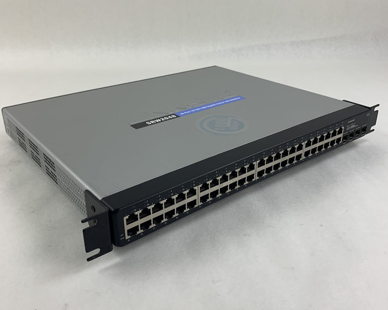 Linksys SRW2048 48 Port 10/100/1000 Gigabit Switch Tested Reset