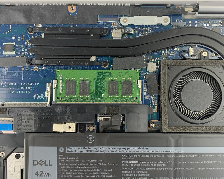 Dell Latitude 5420 14" Laptop  i7-1165G7 2.8 GHz 8 GB RAM No OS/SSD/AC