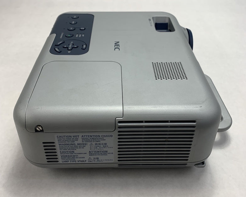 NEC VT660 LCD Lamp Projector 553 Lamp Hours - No Remote