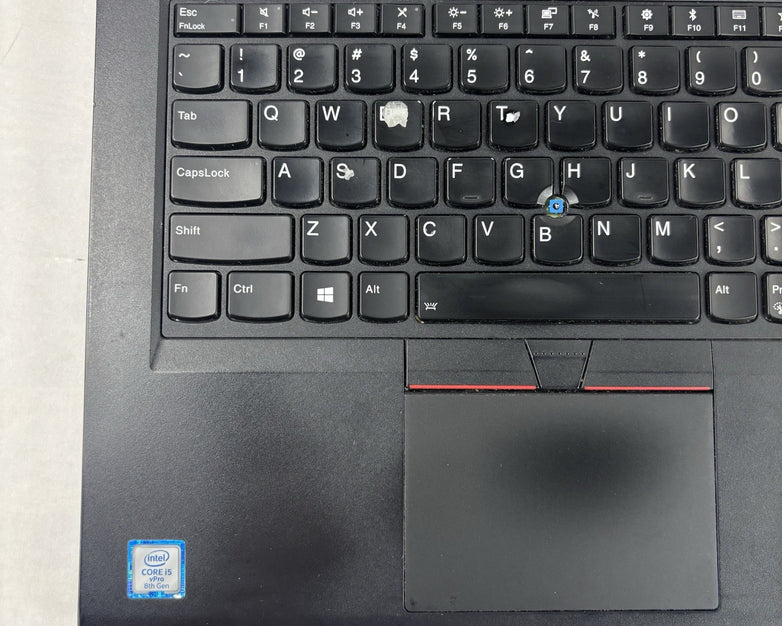 Lenovo ThinkPad T480 14" Laptop i5-8350 1.7 GHz 8 GB Ram No OS No HDD No AC