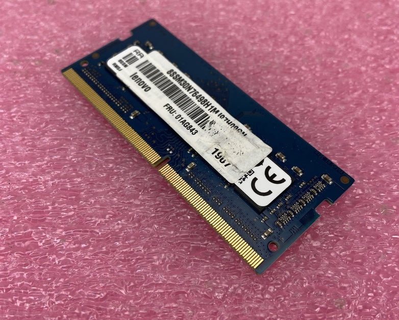 Lenovo 8GB 1RX8 PC4-2666V-SA1-11 SO-DIMM Laptop Memory FRU P/N: 01AG843