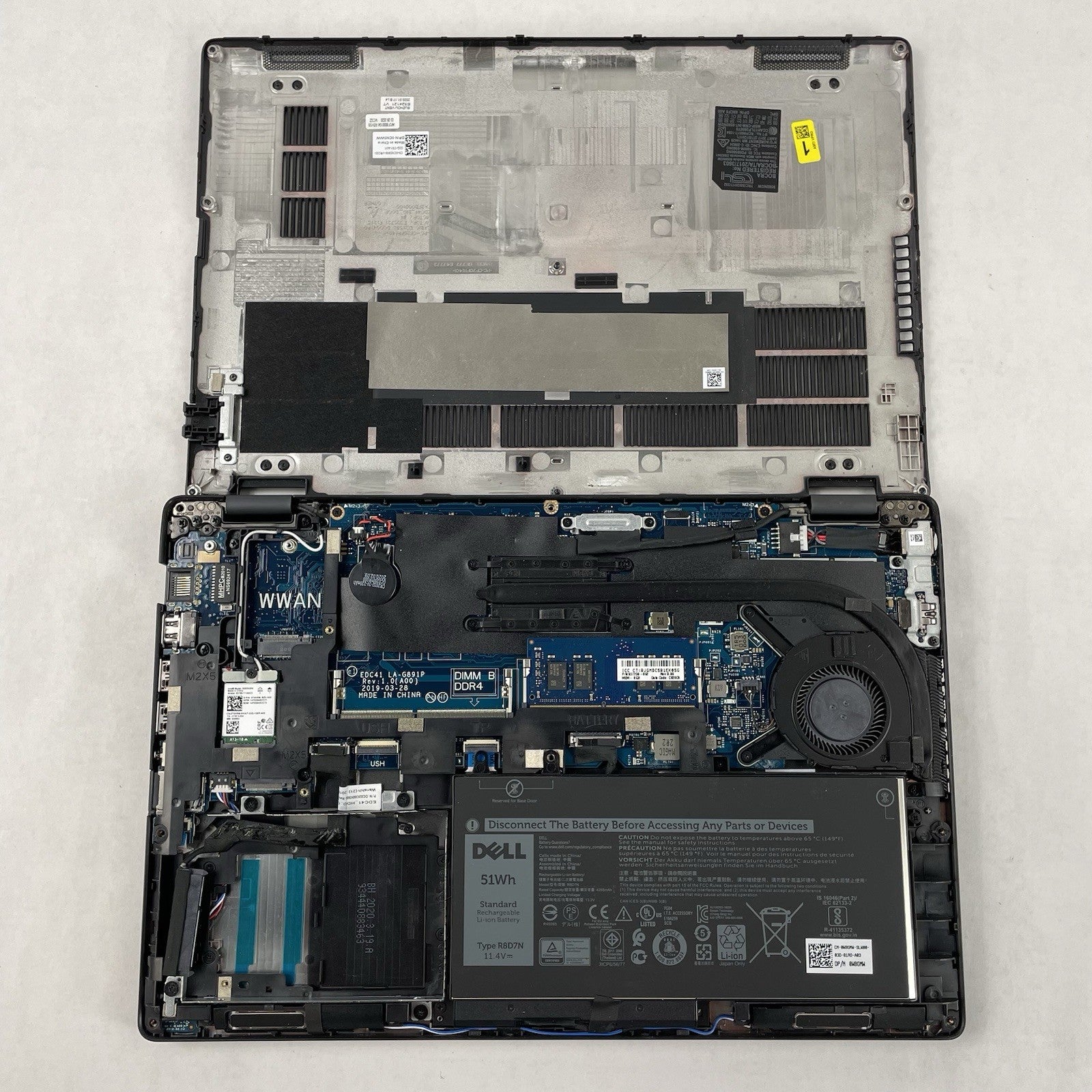 Dell Latitude 5400 14" i7-8665U 1.90 GHz 8 GB RAM No SSD/OS/AC17