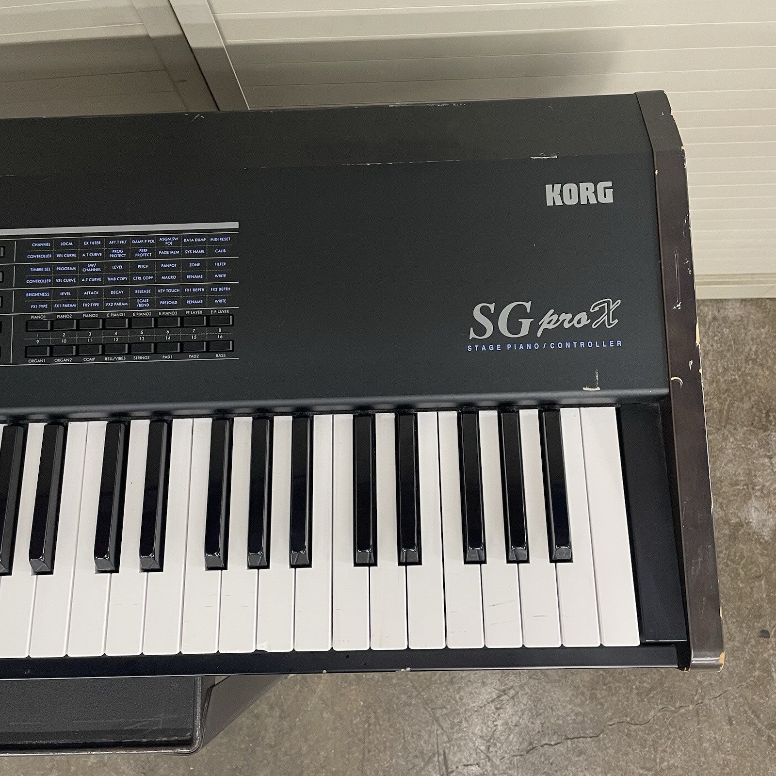 KORG SGproX 88-Key Digital Stage Piano Controller Bad Switch Parts and Repair