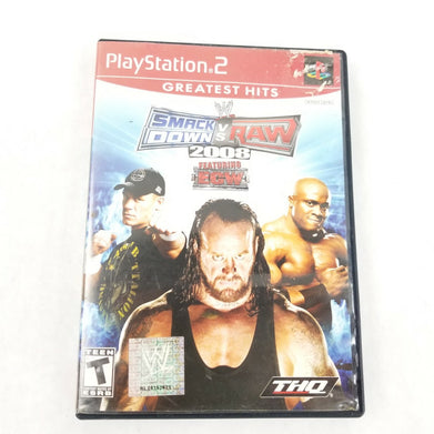 WWE Smackdown VS Raw 2008 With Manual.