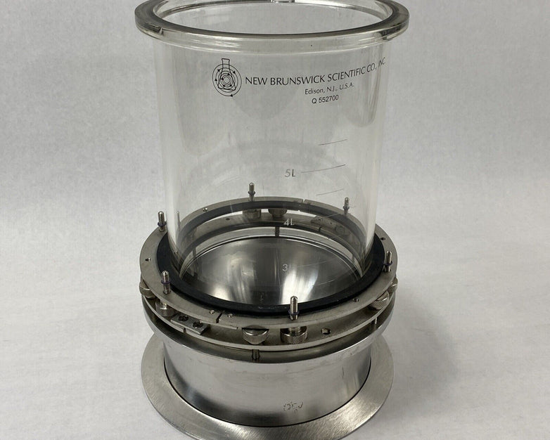 New Brunswick Scientific Q552700 5L Liter Glass Vessel Fermentor Bioreactor
