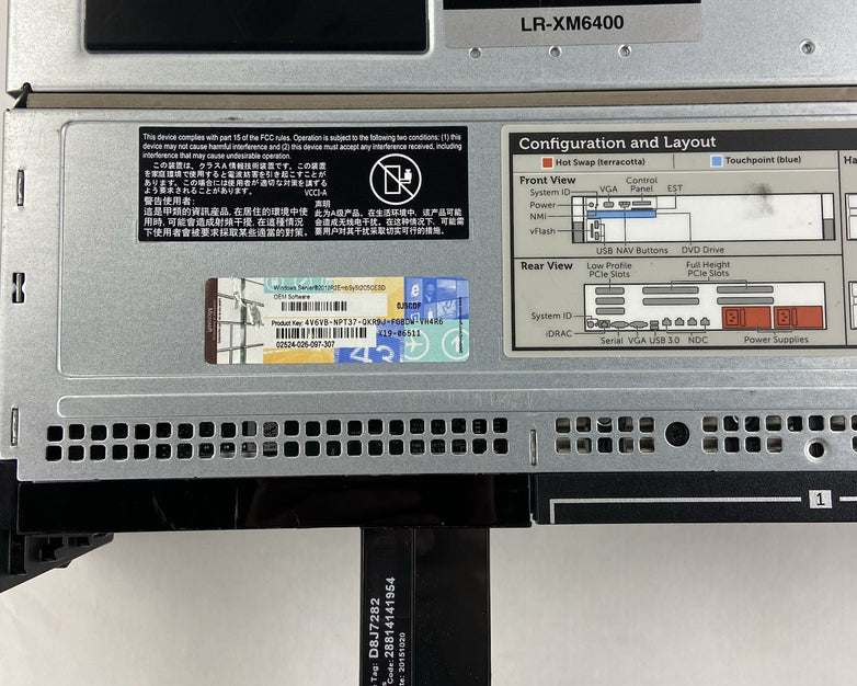Dell Poweredge OEMR XL R730 2x E5-2620 V3 2.4 GHz 64 GB Ram H730P No OS No HDD
