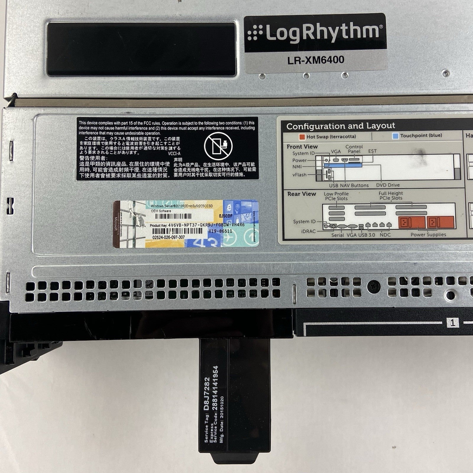 Dell Poweredge OEMR XL R730 2x E5-2620 V3 2.4 GHz 64 GB Ram H730P No OS No HDD5