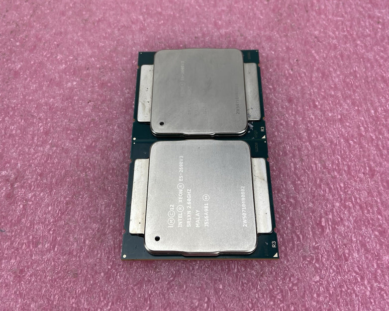 Matched Pair of Intel Xeon E5-2690V3 SR1XN 2.6GHz Server Processors