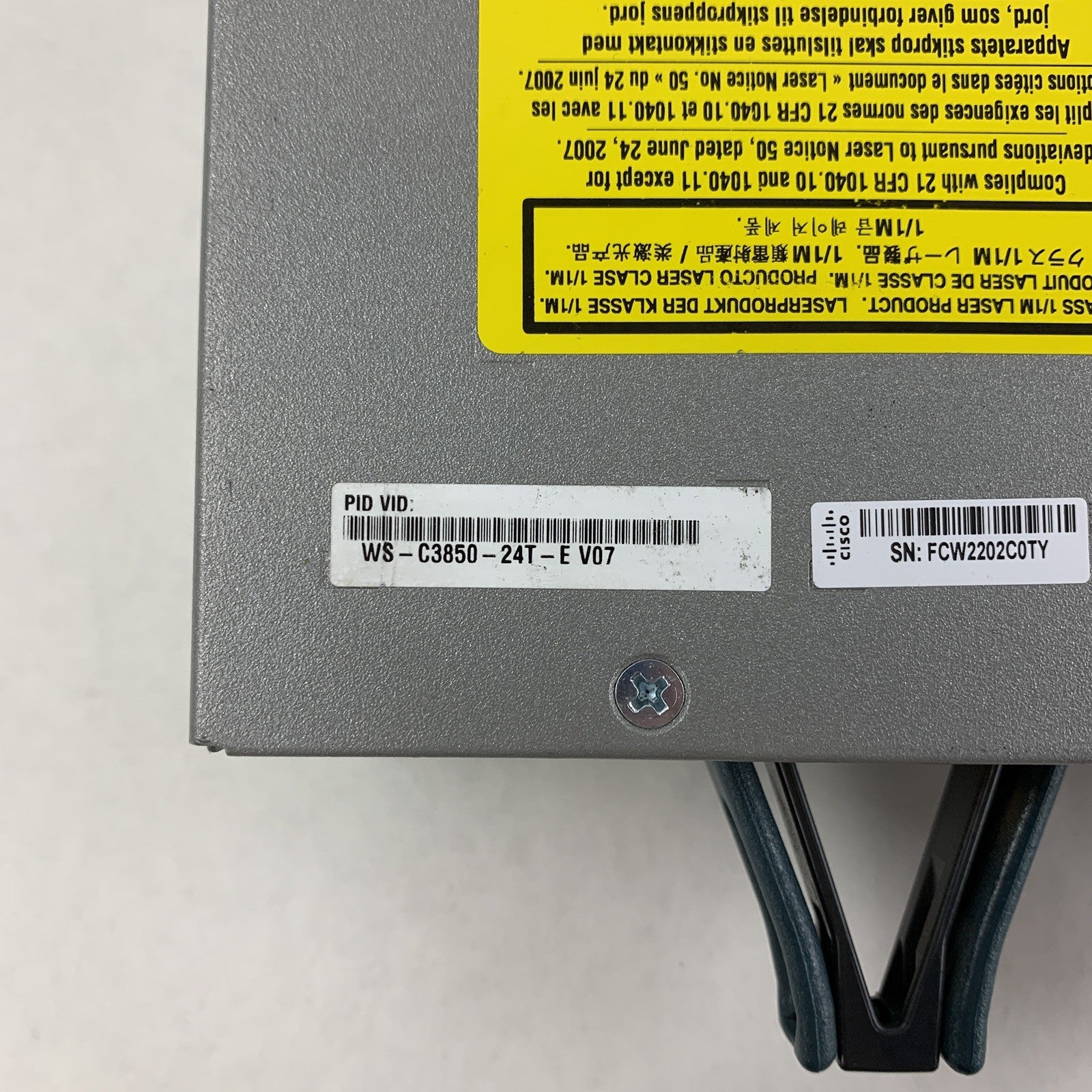 Cisco Catalyst 3850 WS-C3850-24T-E V07 24 Port Gigabit Switch Tested  1G Module