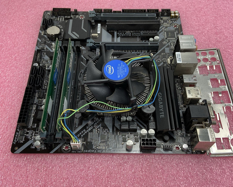 Gigabyte B360M D3H GSM Motherboard Intel Core i5-8500 3GHz 8GB RAM w/IO Shield
