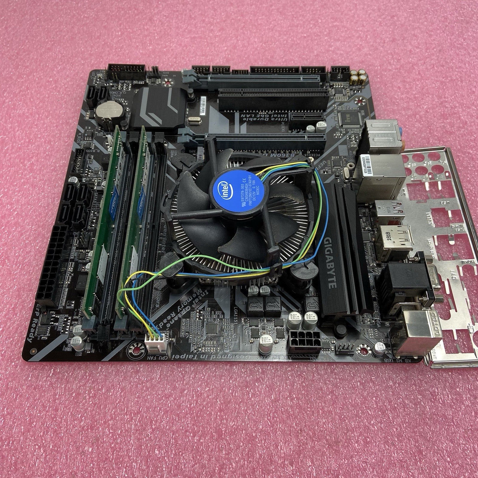 Gigabyte B360M D3H GSM Motherboard Intel Core i5-8500 3GHz 8GB RAM w/IO Shield3