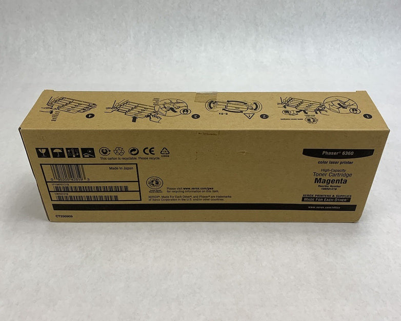 Xerox Phaser 6360 High-Capacity Magenta Toner Cartridge (Lot of 2)