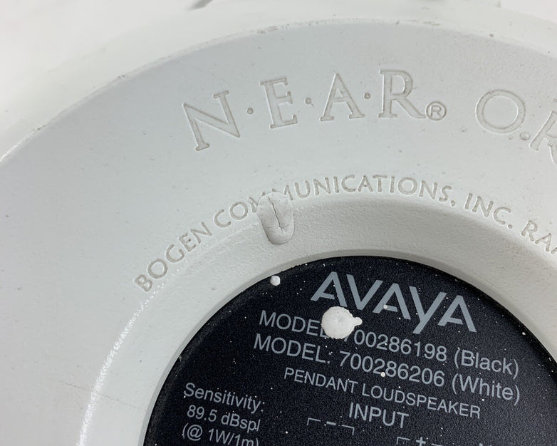 Bogen Avaya Orbit 700286206 Pendant Loud Speaker Ceiling Hanging 16-ohm Tested