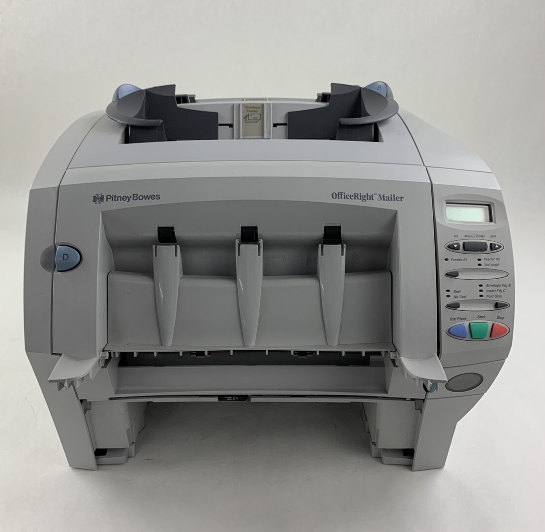 Pitney Bowes DI200 Folder Inserter Envelope Mailing Machine Missing Trays Powers