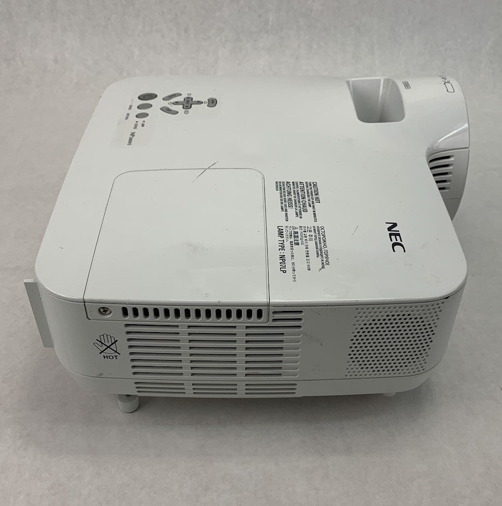 NEC NP500WS LCD Projector 537 Lamp Hours