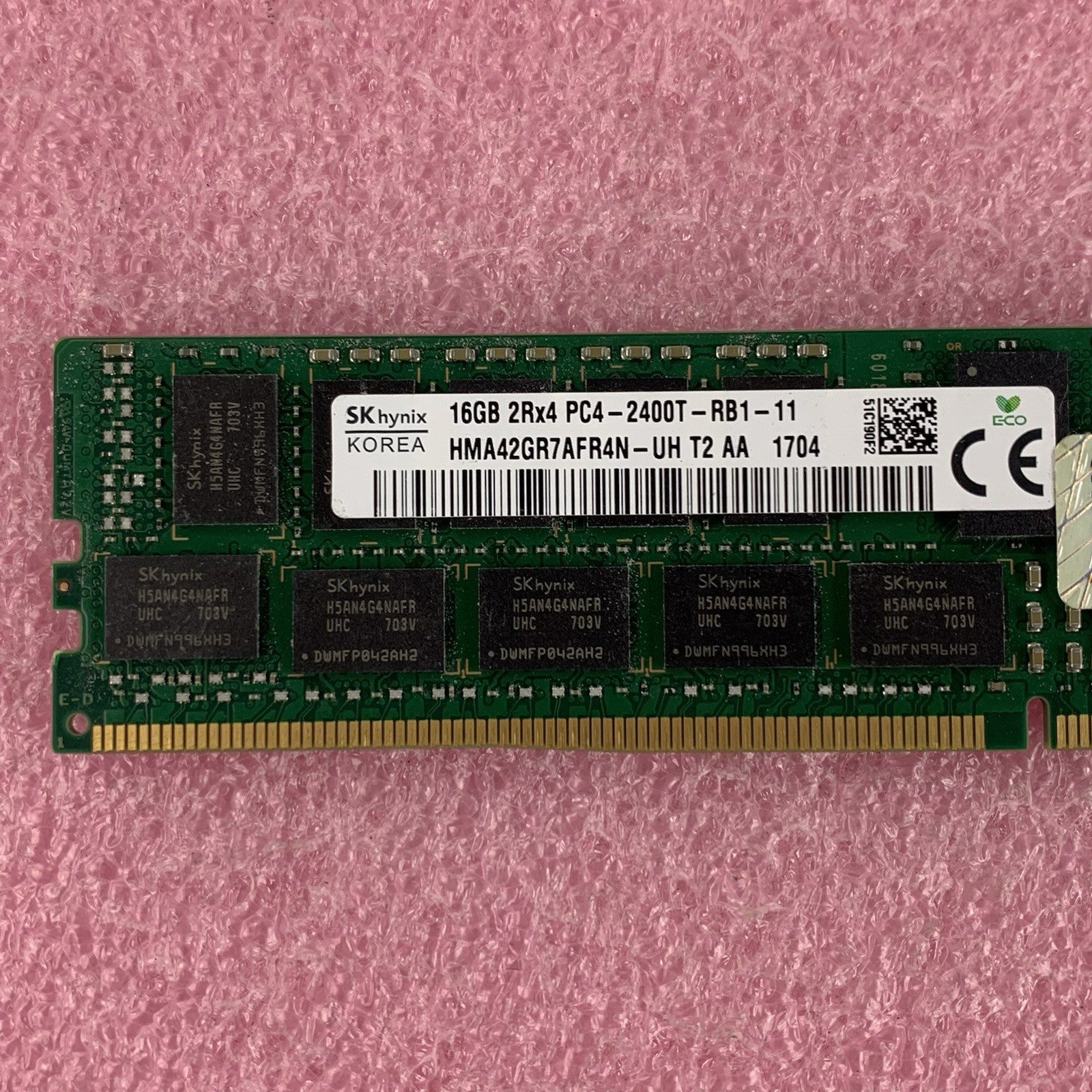 SK hynix HMA42GR7AFR4N-UH T2 16 GB 2Rx4 PC4-2400T Server  Memory RAM2