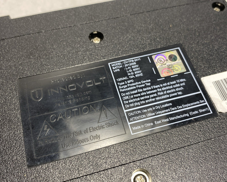 Innovolt CV-TFB-2411 Type 3 Surge Protective Device 120V 15A
