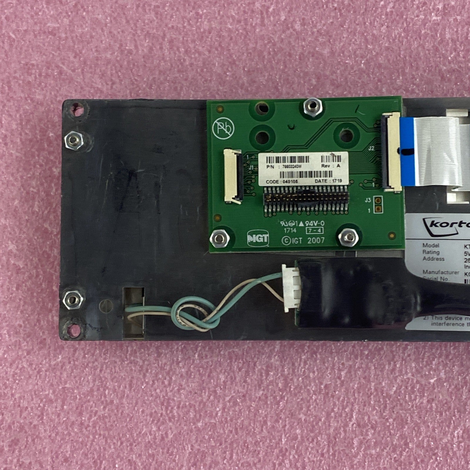 Kortek KTL062DRI04 TFT LCD Monitor 500002400 Rev EA 10