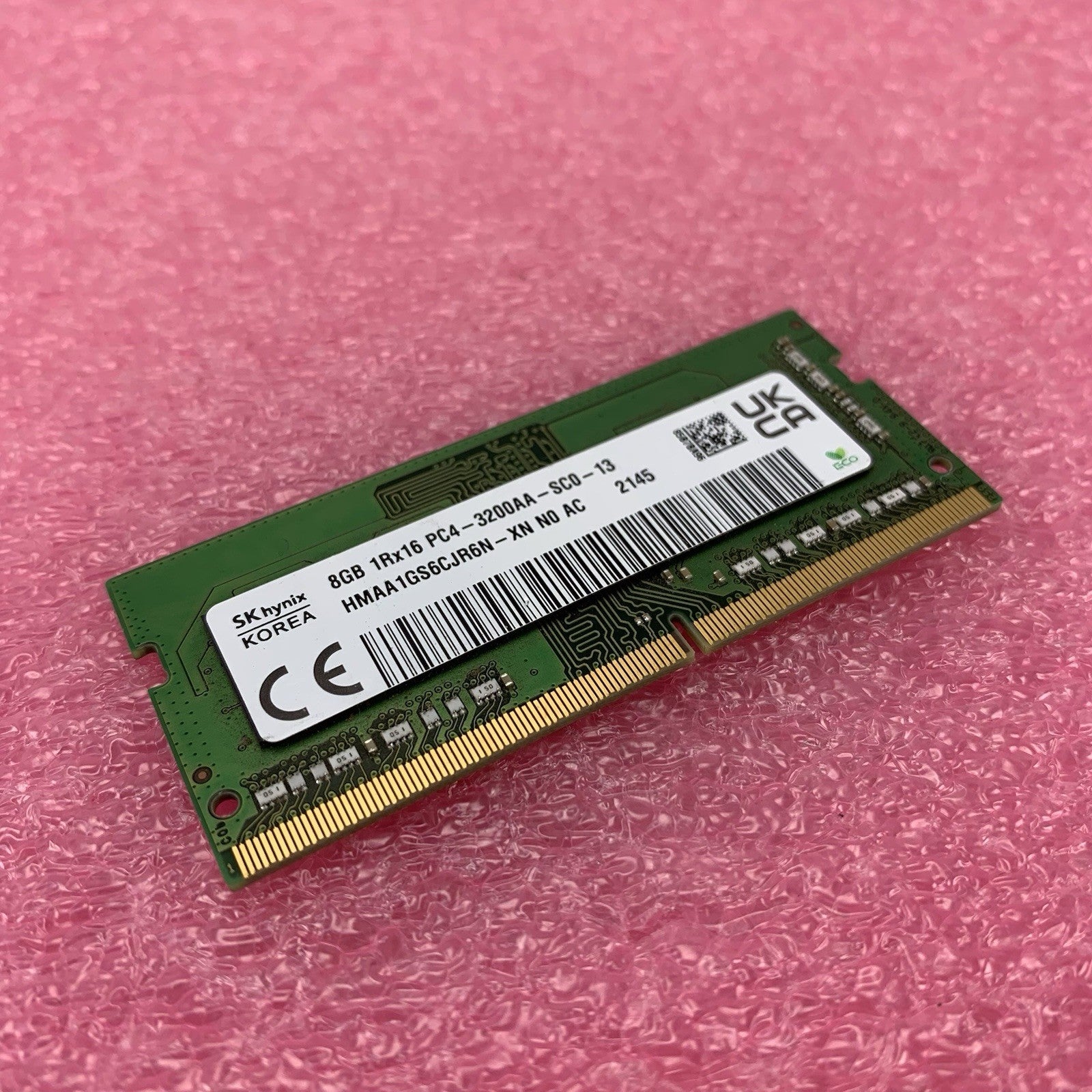 SK Hynix HMAA1GS6CJR6N-XN PC4-3200AA-SC0-13 8GB 1Rx16 Desktop Memory RAM0