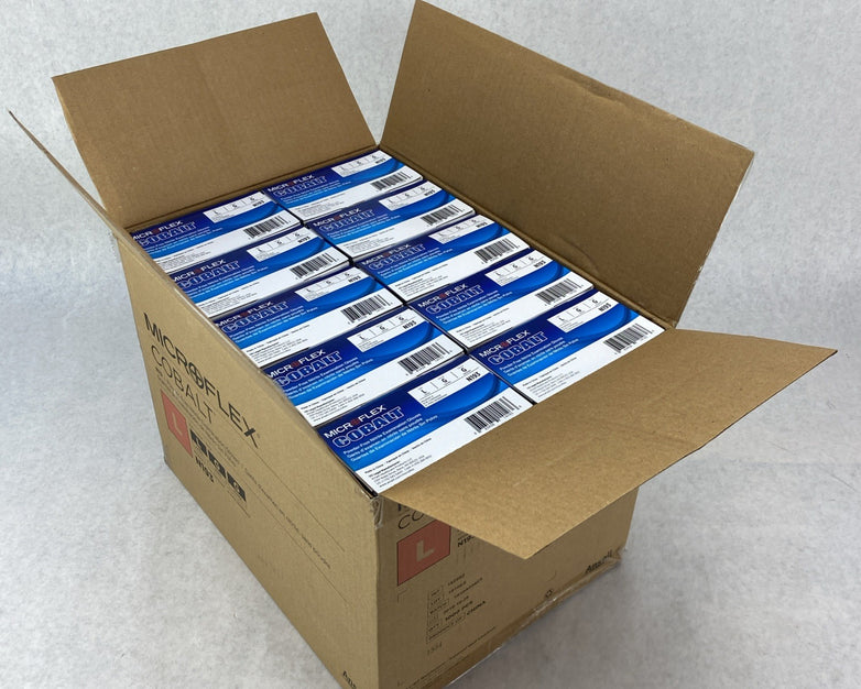 Ansell Cobalt N193 Powder Free Nitrile Examination Gloves Size Large 1000 Count