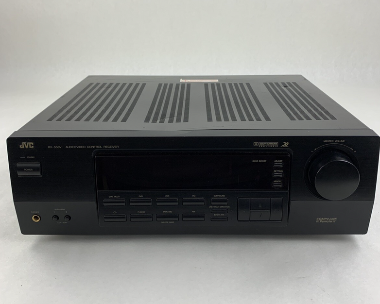 JVC  RX-558V Audio Receiver Black Tested Vintage No Remote