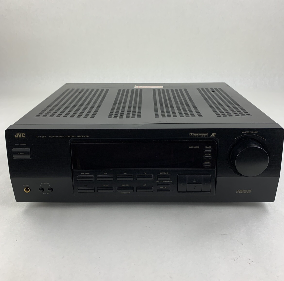 JVC  RX-558V Audio Receiver Black Tested Vintage No Remote