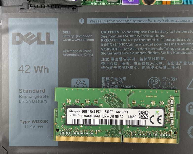 Dell Inspiron 5379 13.3" i5-8250U 1.60 GHz 8 GB RAM No SSD/OS/AC