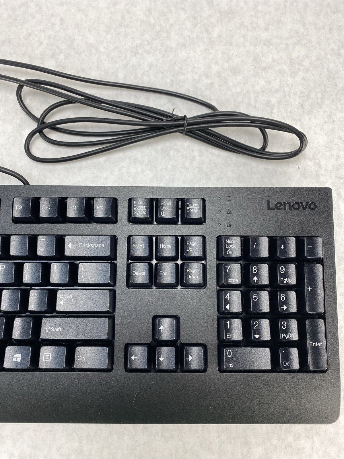Lot( 5 ) Lenovo SK-8827 Traditional USB Wired Black Keyboards 00XH688 SIL18-W29