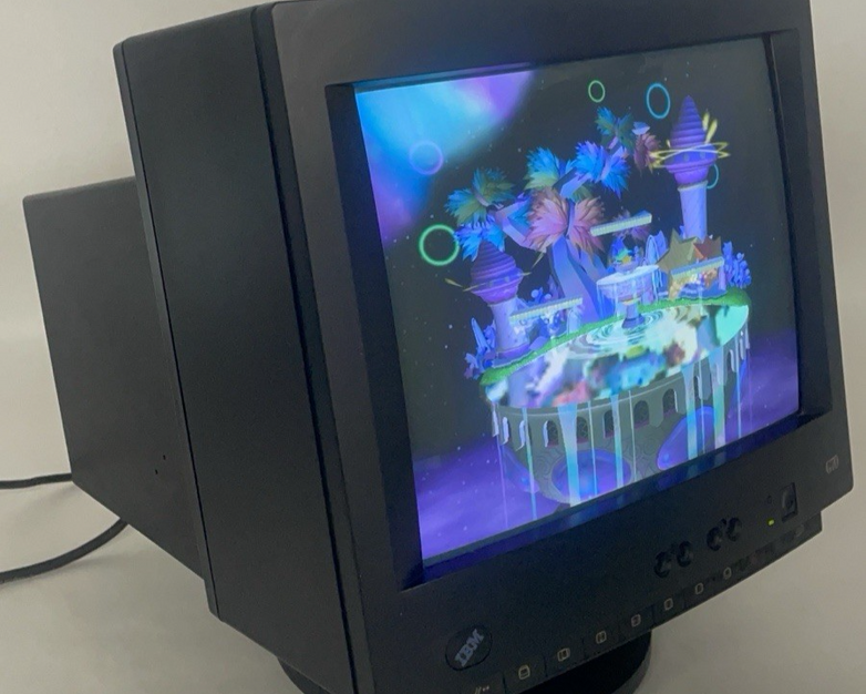 IBM G70 VGA CRT Monitor Tested Working