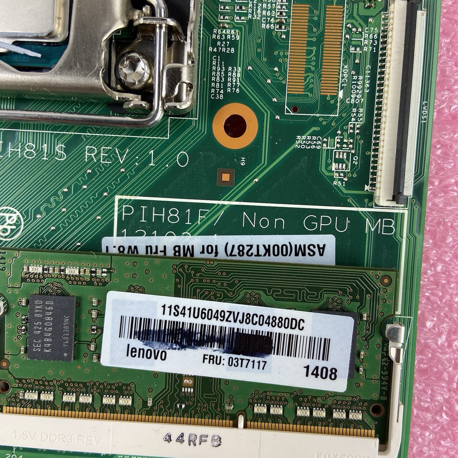 Lenovo ThinkCentre M73z AIO Motherboard Intel Core i3-4130 3.4GHz 8GB RAM 6