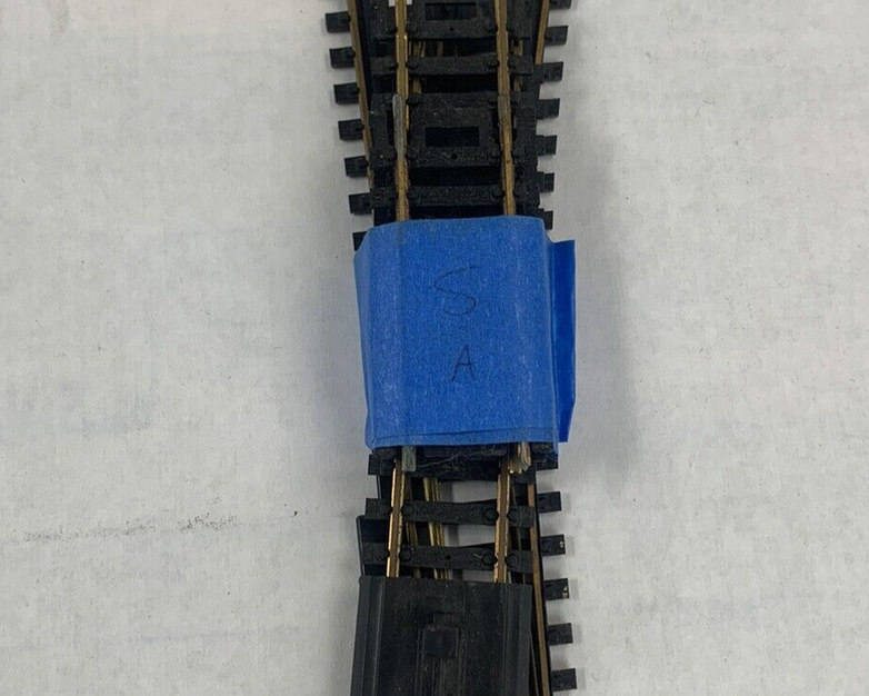 Mixed Lot of 65 HO Scale Atlas 3" 6" 9" 18" 22" Brass Snap Track Pieces