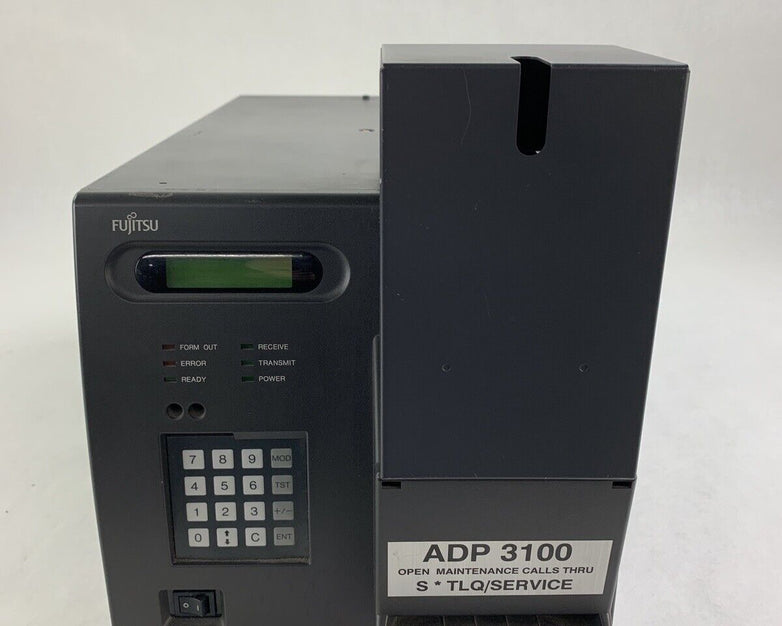 Fujitsu ATB Printer 9811 CA02421-A041 Powers On No Ribbon or Cards For Parts