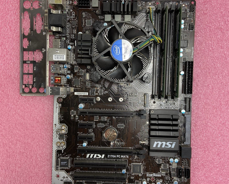 MSI MS-7971 Motherboard Intel Core i5-6600K 3.5GHz 8GB RAM w/Shield