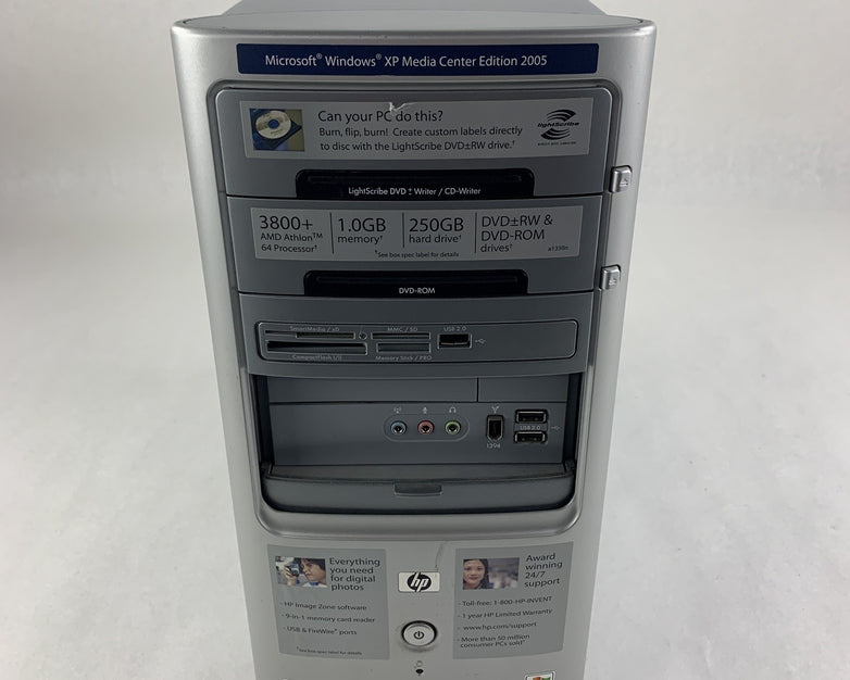 HP Pavilion A1330n Computer AMD Athlon 64 3800+ 2.4 GHz 1 GB Ram No OS No HDD