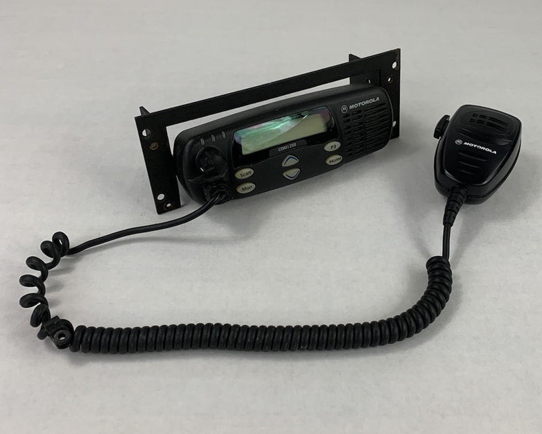 Motorola CDM1250 Mobile Radio Front Unit w/ Microphone